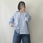 شومیز راهراه PERRY ترک - تصویر 2